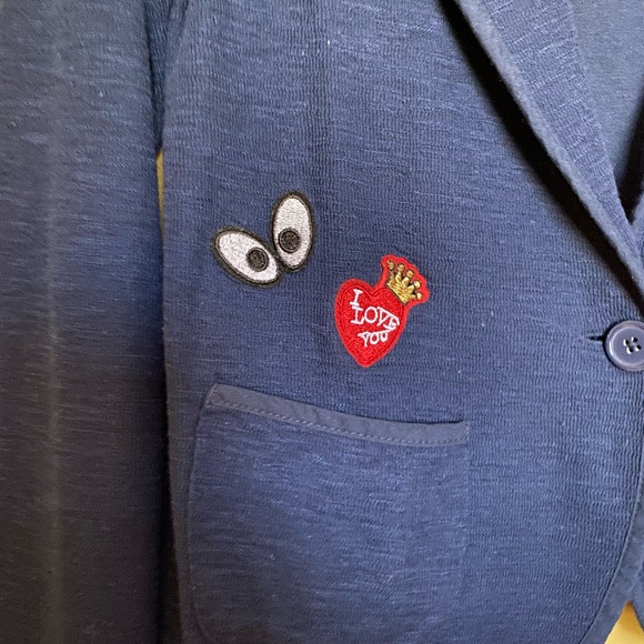 ♥️. BLUE BLASER / CARDIGAN/ JACKET FROM FRESHMAN BRAND - Picture 3 of 7